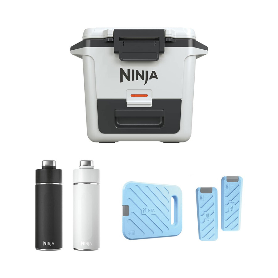 ninja frostvault 30qt28l refrigeratore borsa del ghiaccio e bottiglia thirsti