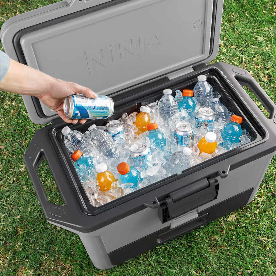 ninja frostvault 50qt47l frigo borsa del ghiaccio e pacchetto bottiglia thirsti