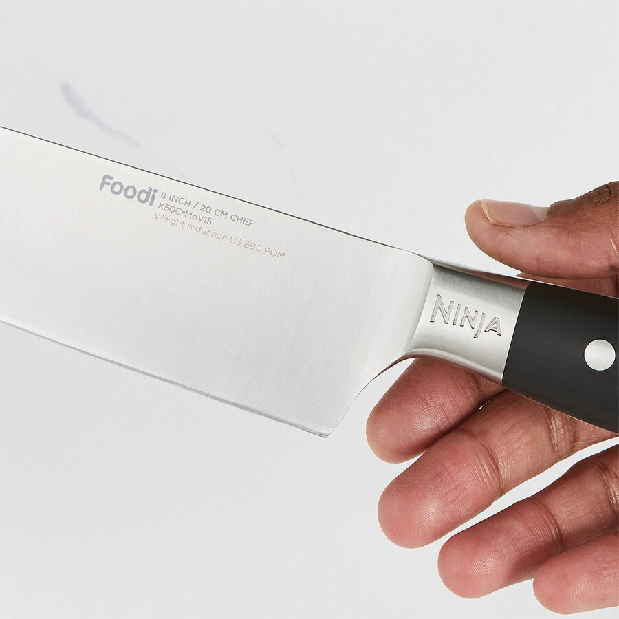 ninja foodi staysharp ceppo coltelli con affilacoltelli integrato – set da 6 pezzi cyber space k32006ukcyd