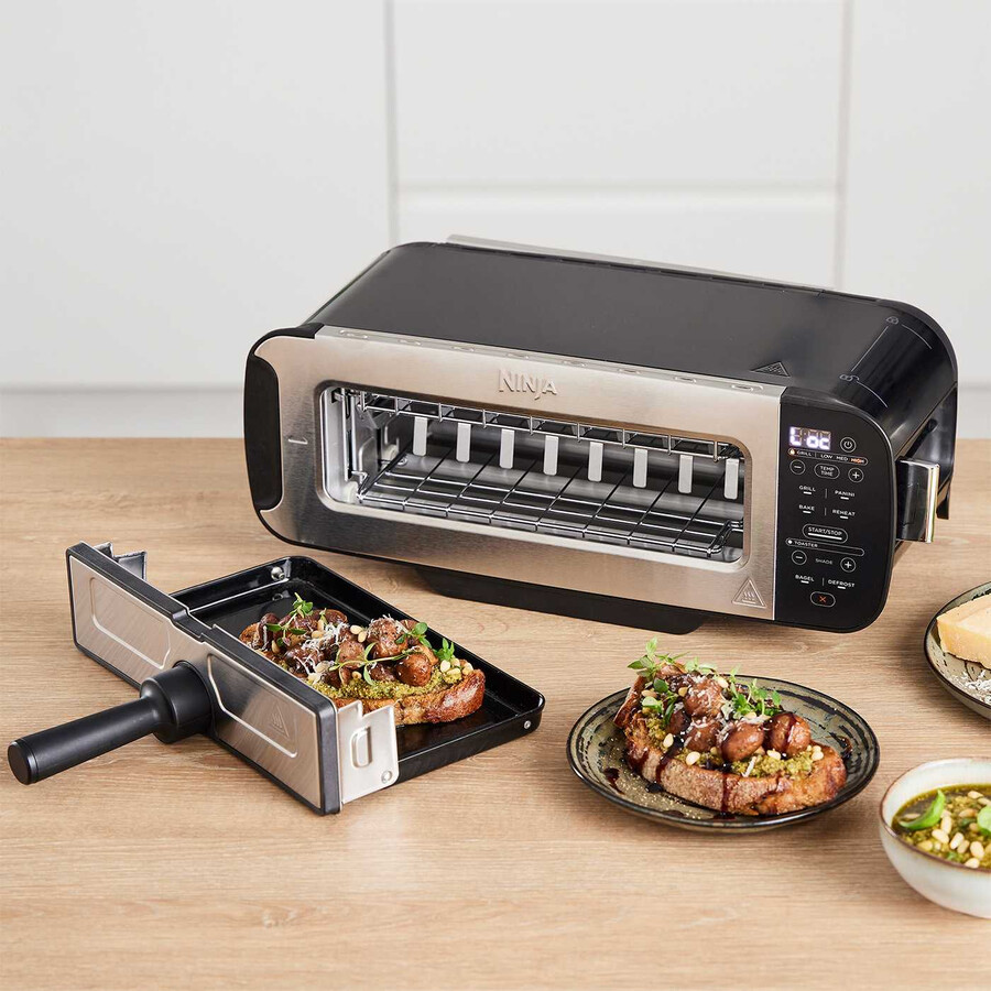 ninja foodi 3 in 1 tostapane grill e pressa per panini nero st200uk
