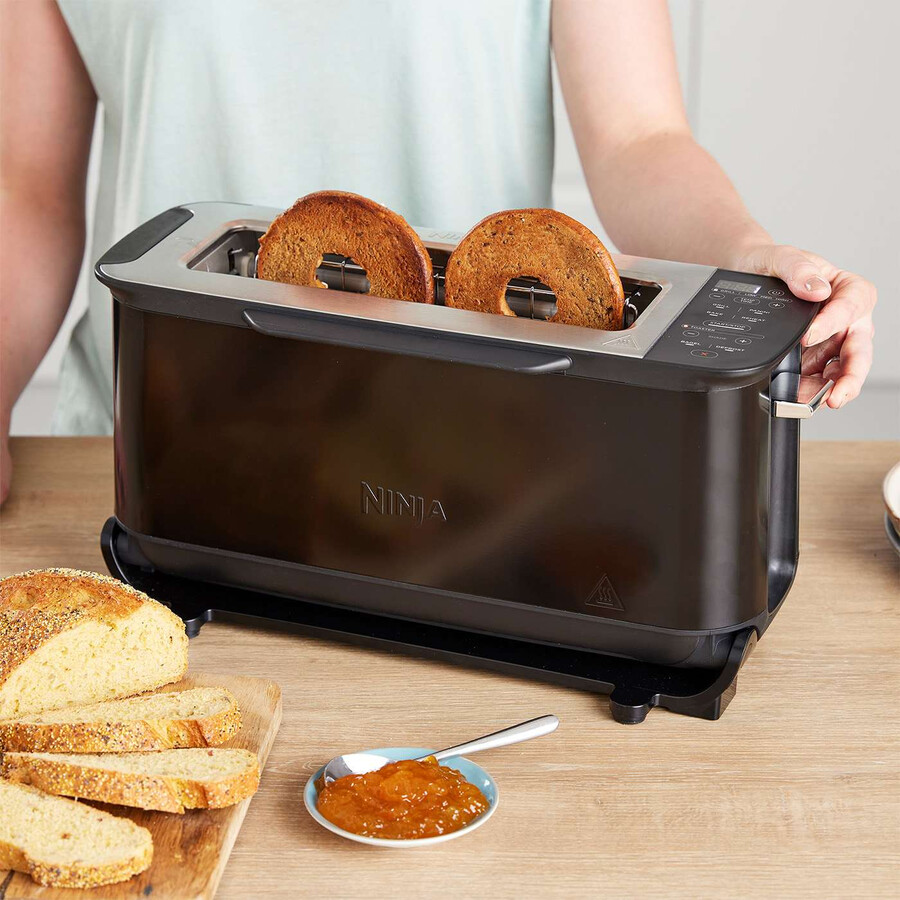 ninja foodi 3 in 1 tostapane grill e pressa per panini nero st200uk