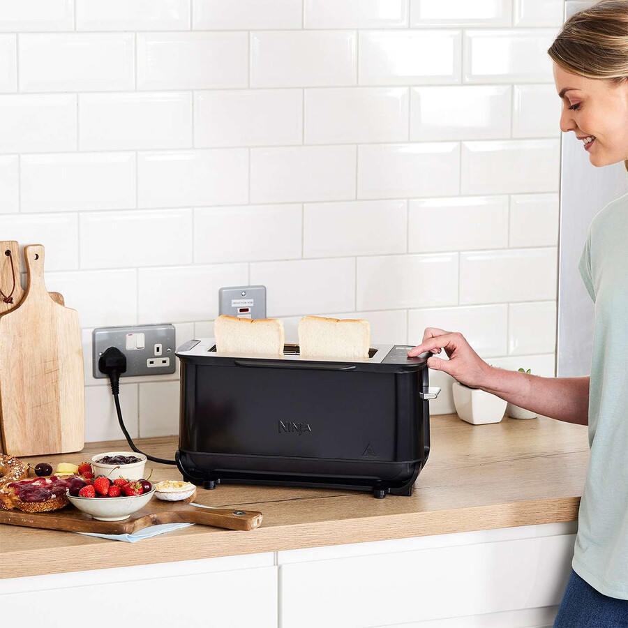 ninja foodi 3 in 1 tostapane grill e pressa per panini nero st200uk