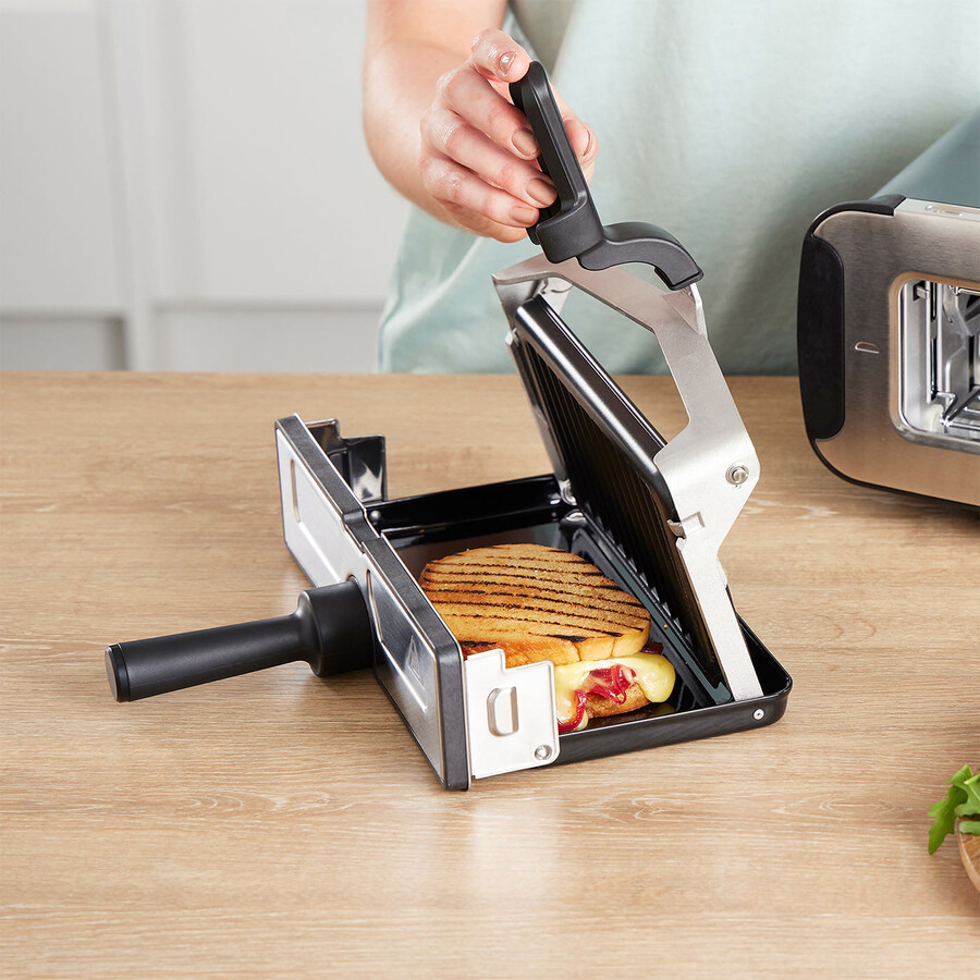 ninja foodi 3 in 1 tostapane grill e pressa per panini nero st200uk