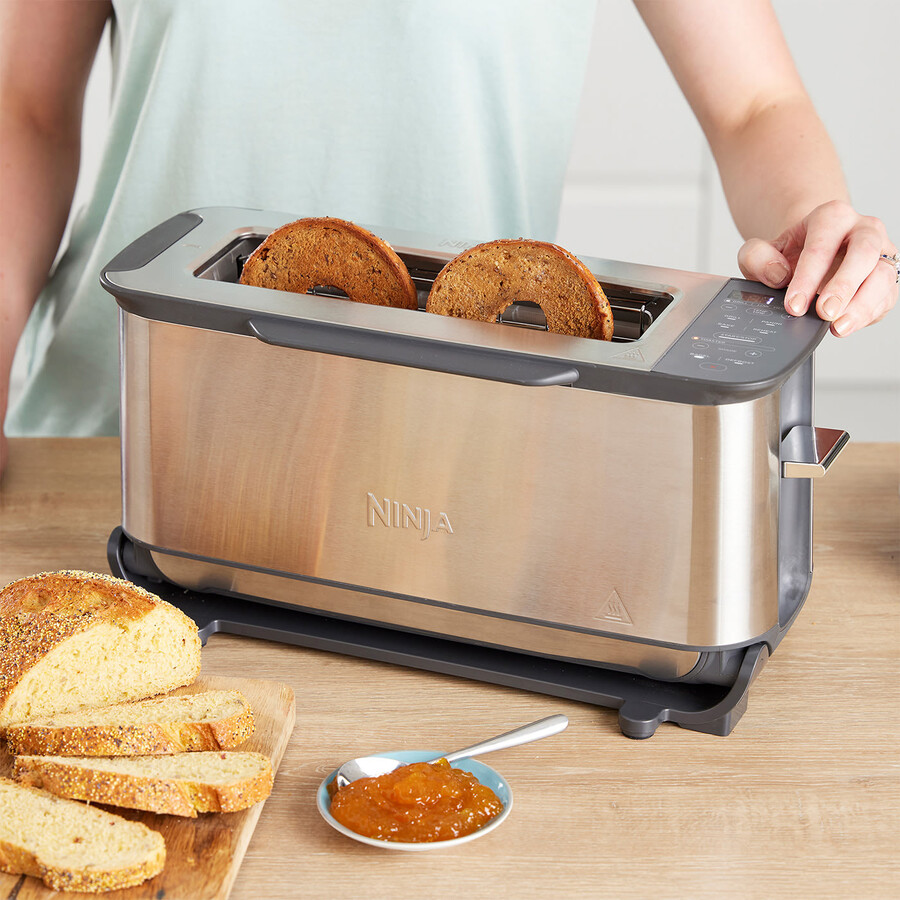 ninja foodi 3 in 1 tostapane grill e pressa per panini acciaio inox st202uk
