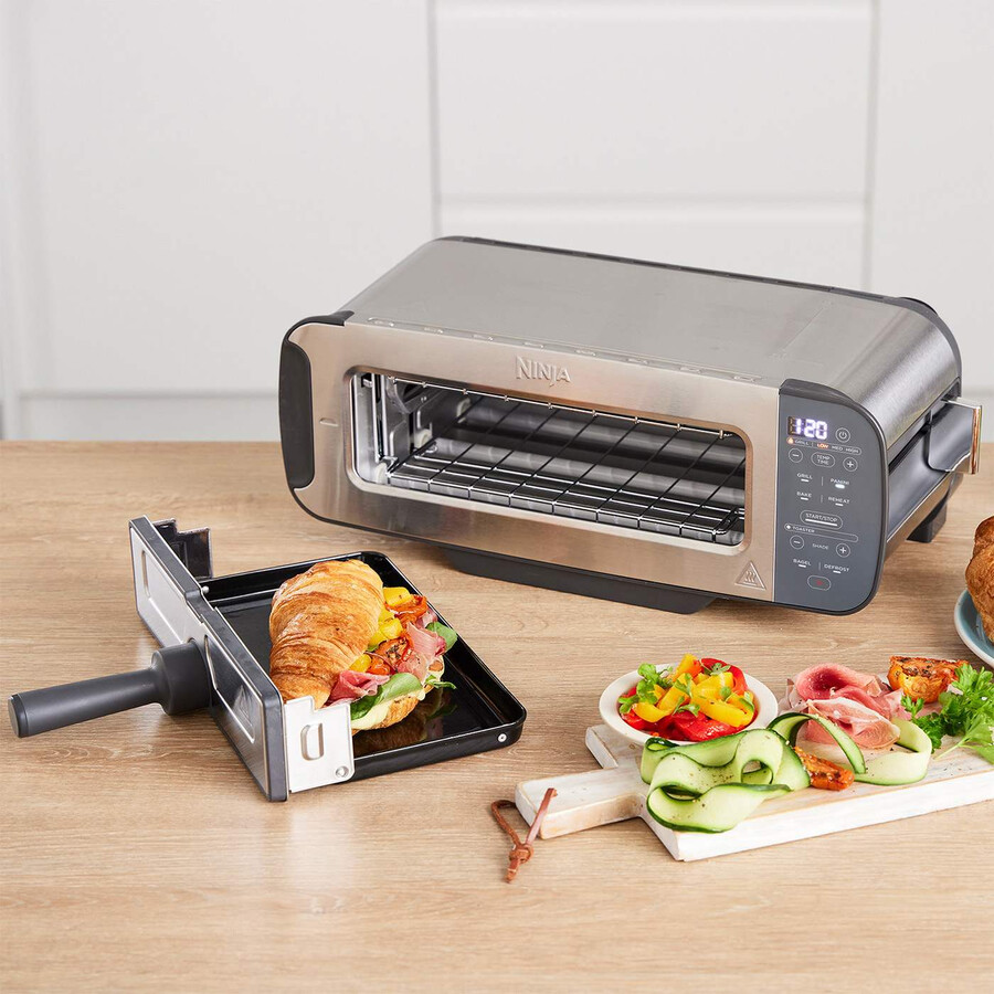 ninja foodi 3 in 1 tostapane grill e pressa per panini acciaio inox st202uk