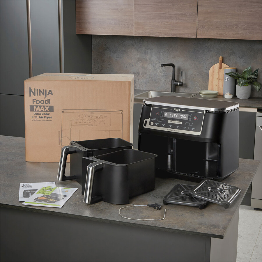 friggitrice ad aria ninja foodi max dual zone con sistema smart cook af451uk