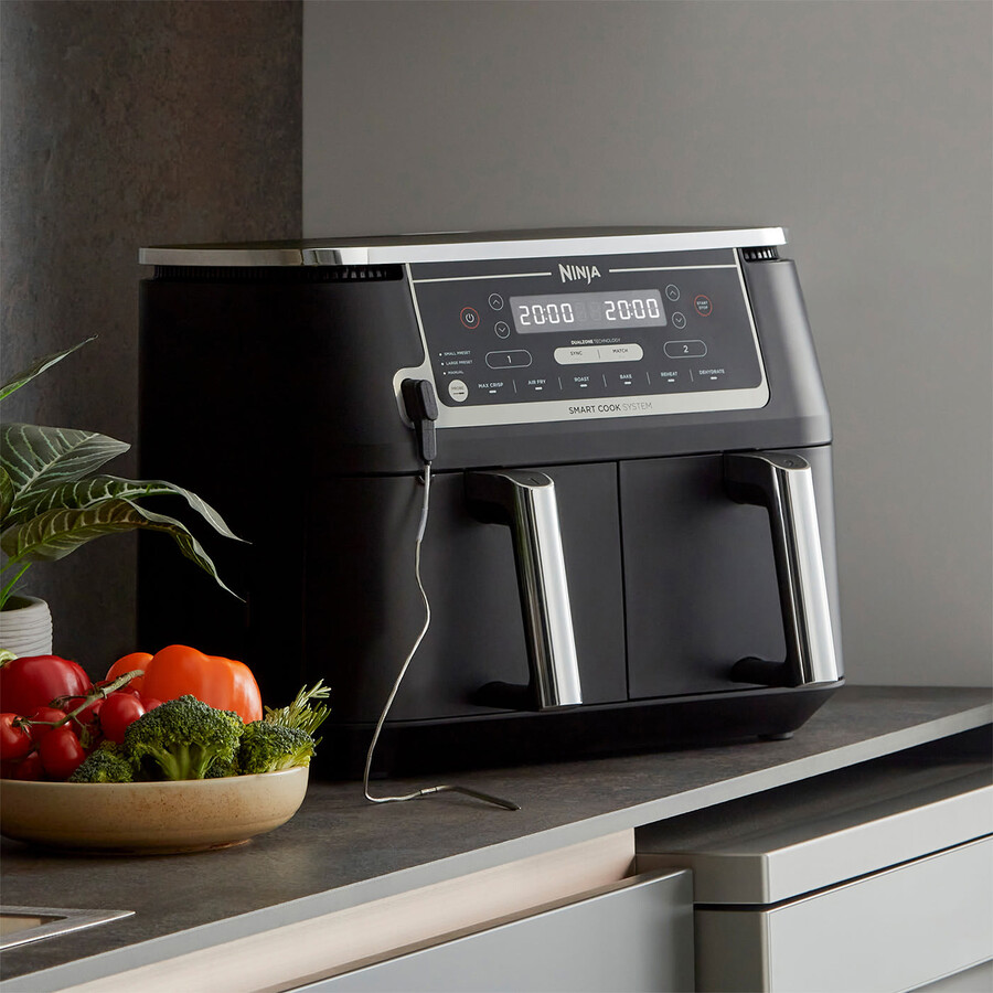 friggitrice ad aria ninja foodi max dual zone con sistema smart cook af451uk