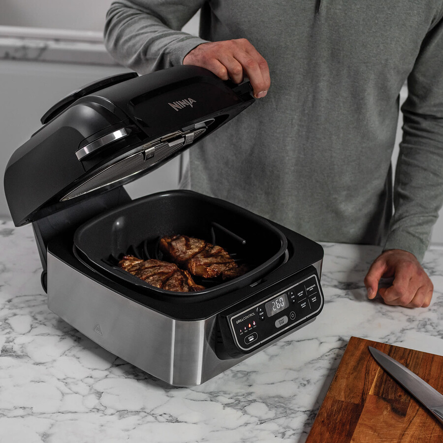 ninja foodi health grill e friggitrice ad aria ag301uk