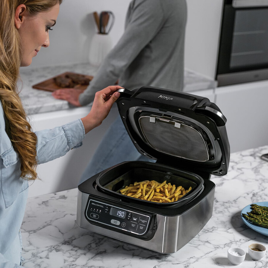 ninja foodi health grill e friggitrice ad aria ag301uk