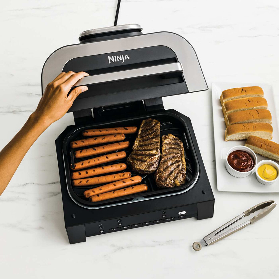 ninja 6-in-1 max grill e friggitrice ad aria dg551uk