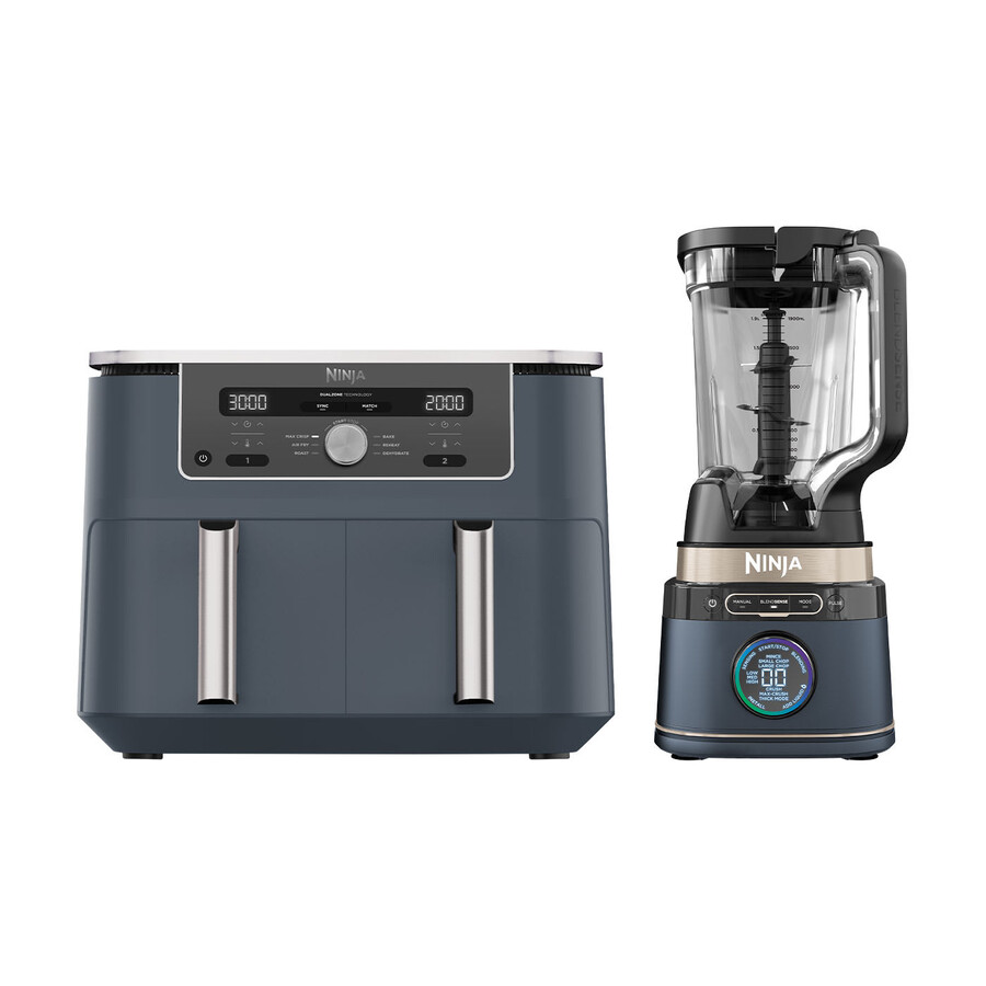 pacchetto friggitrice ad aria ninja dual zone e frullatore detect power