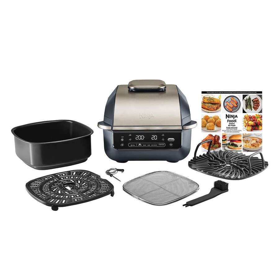 ninja 5 in 1 grill e friggitrice ad aria - cyber space eg351ukcyd