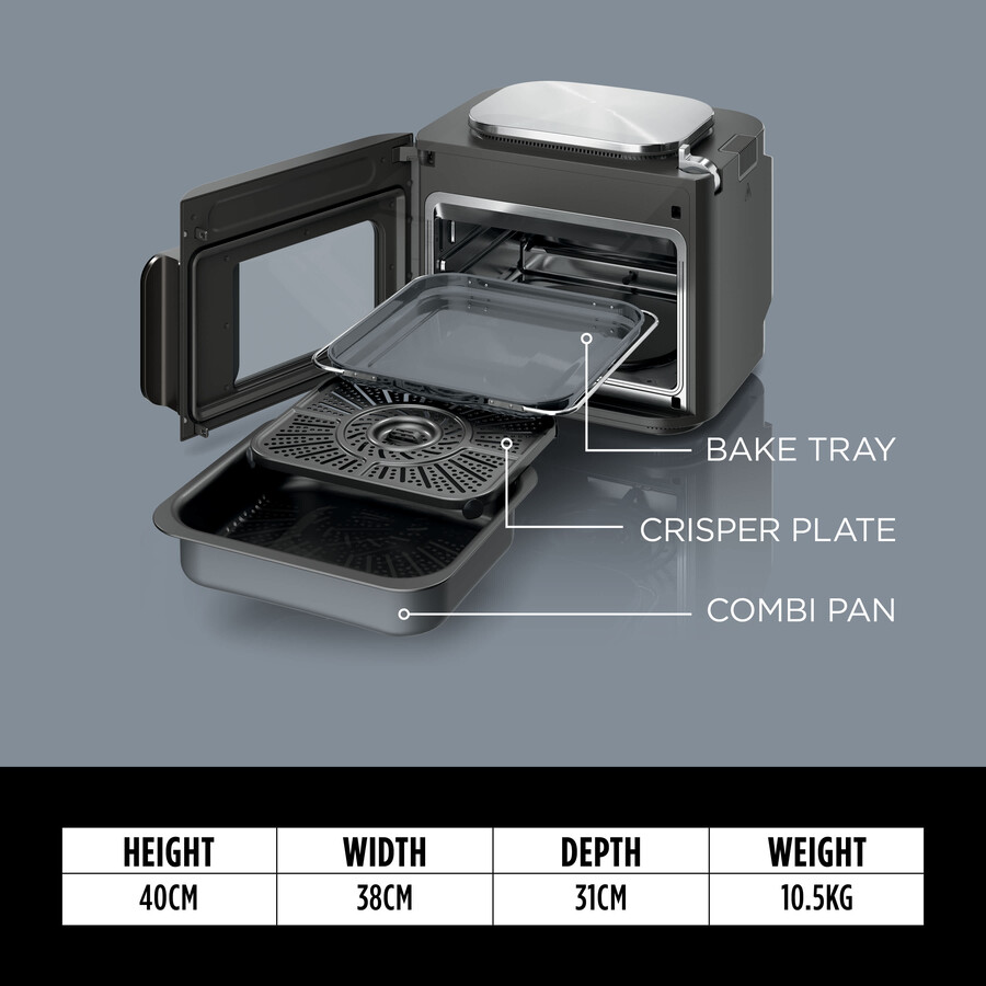 ninja combi 12 in 1 multicooker forno e friggitrice ad aria sfp700uk