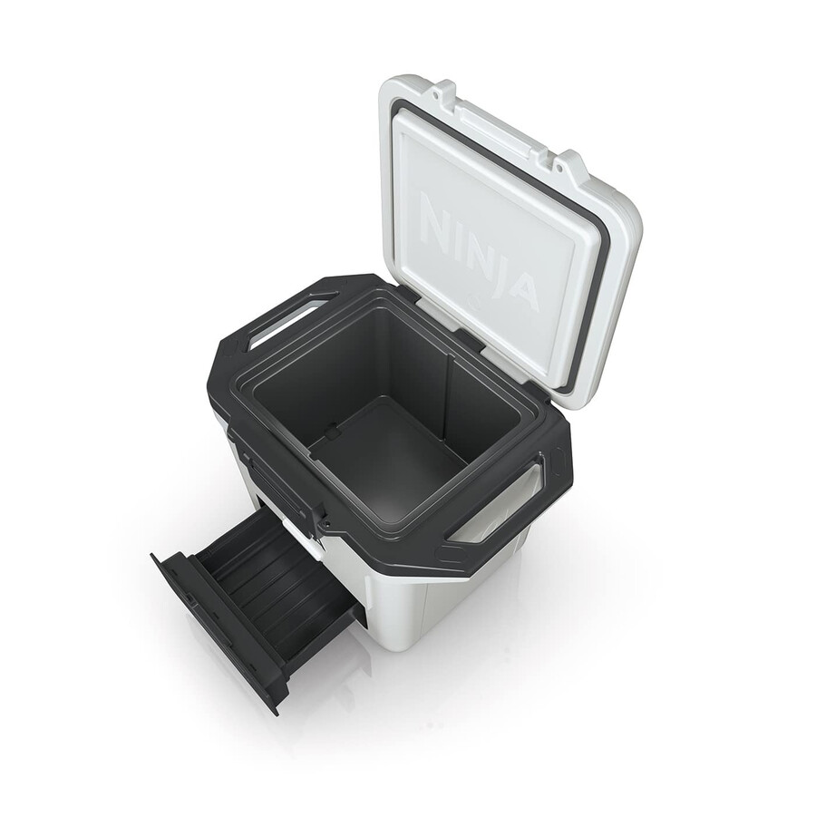 ninja frostvault 30qt28l hard cooler - bianco nuvola fb131ukwh
