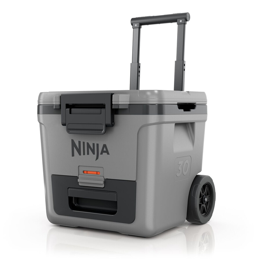 ninja frostvault 30qt28l frigorifero con ruote e zona asciutta grigio ardesia fb230ukgy