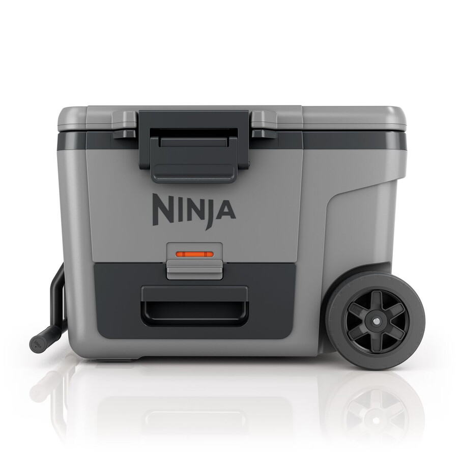 ninja frostvault 45qt42l frigorifero con ruote e zona asciutta grigio ardesia fb245ukgy