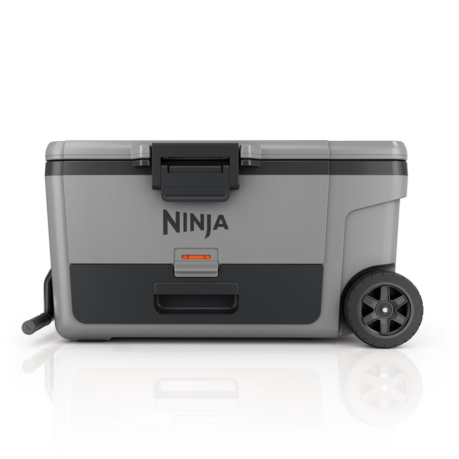 ninja frostvault 65qt61l frigorifero con ruote e zona asciutta grigio ardesia fb265euukgy