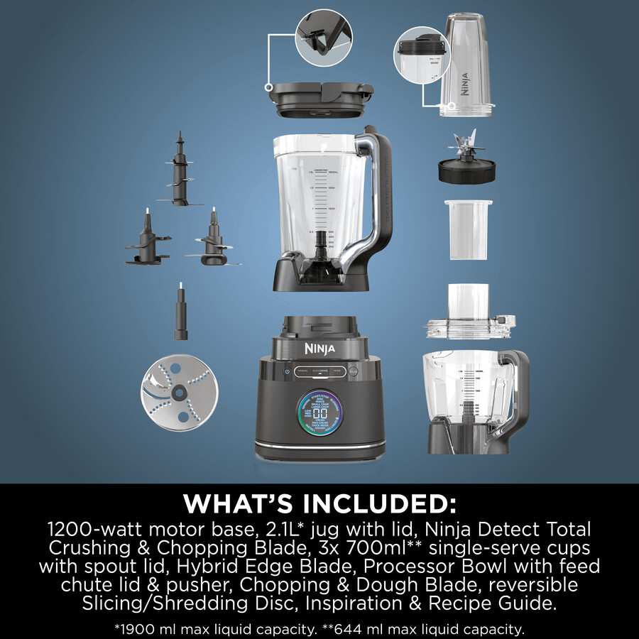 frullatore e processore ninja detect power blender pro tb401uk