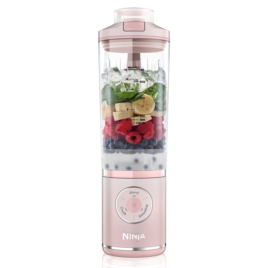 frullatore portatile ninja blast max - rosa antico bc251ukpk