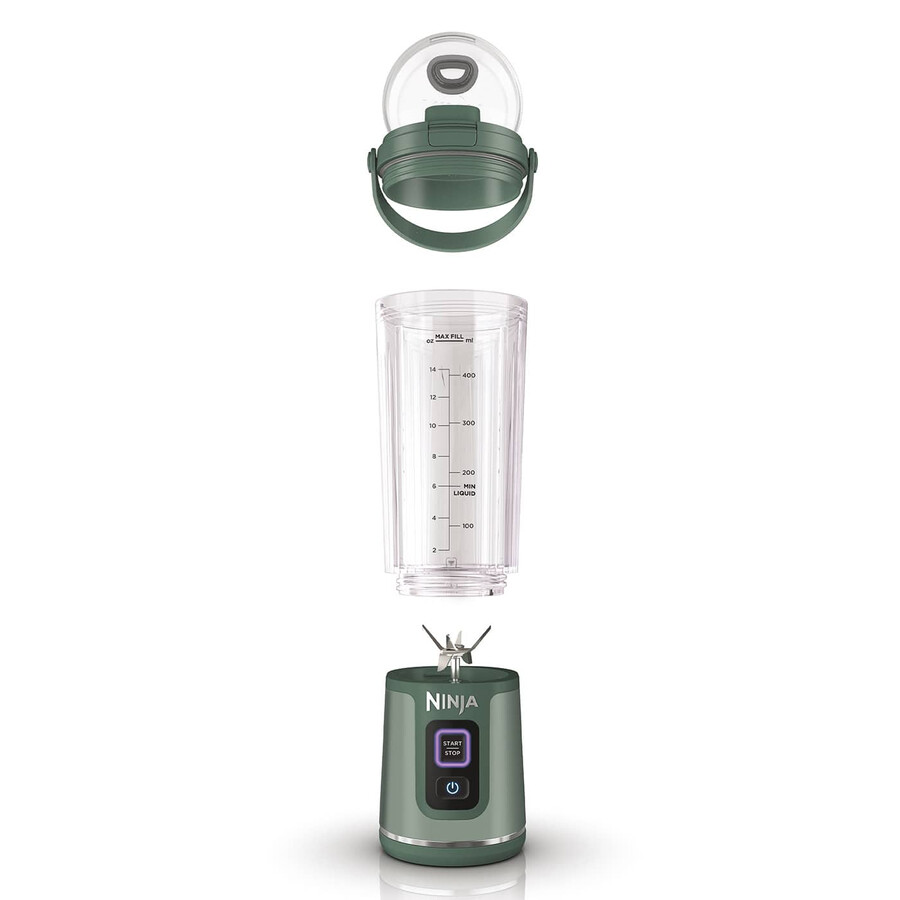 frullatore portatile senza fili ninja blast – verde foresta bc151ukem