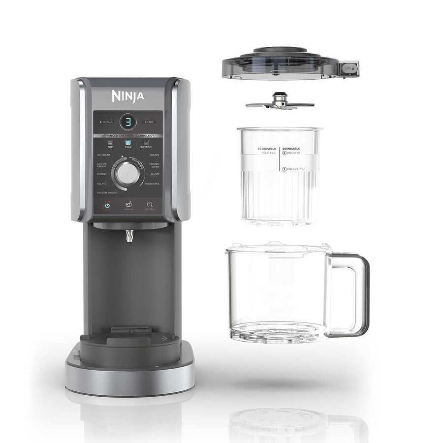 ninja creami deluxe 10 in 1 gelatiera e bevande ghiacciate nc501uk