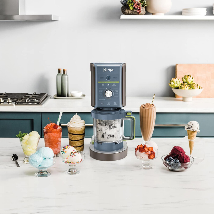 ninja creami deluxe gelatiera e macchina per bevande ghiacciate nc501uknd