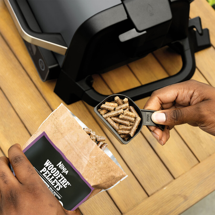 ninja woodfire barbecue elettrico e affumicatore og701uk