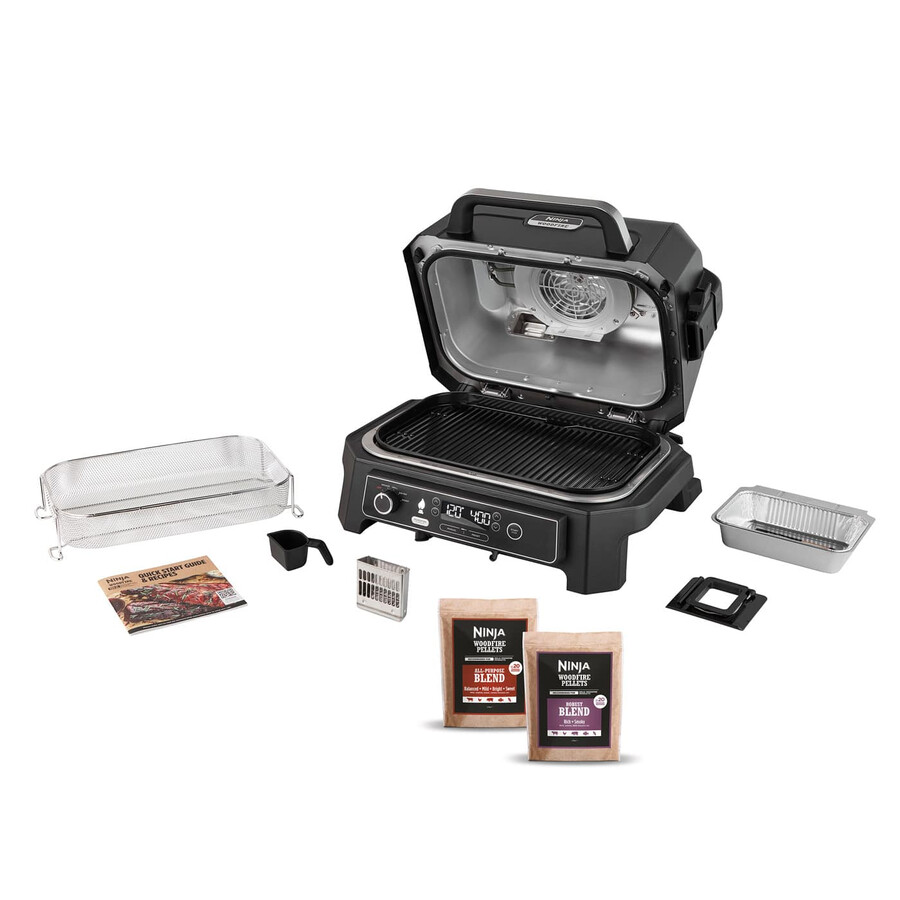 ninja woodfire pro xl barbecue elettrico e affumicatore og850uk