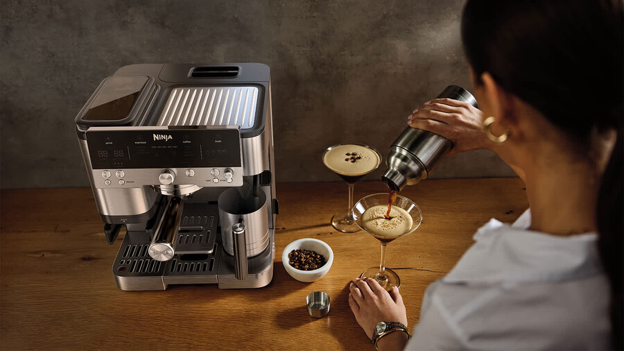 macchina per caffè espresso ninja luxe café premier es601uk