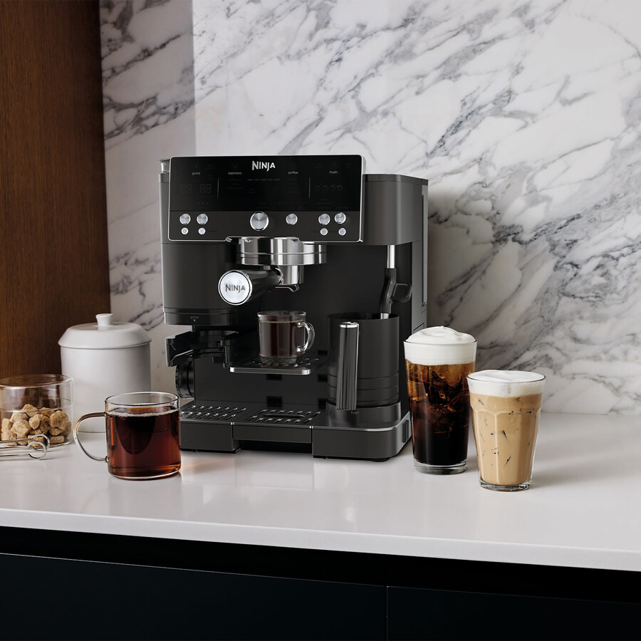 macchina per caffè espresso ninja luxe café premier - nera es601ukbk