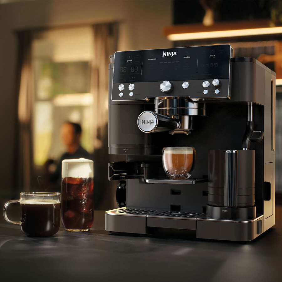 macchina per caffè espresso ninja luxe café premier - nera es601ukbk