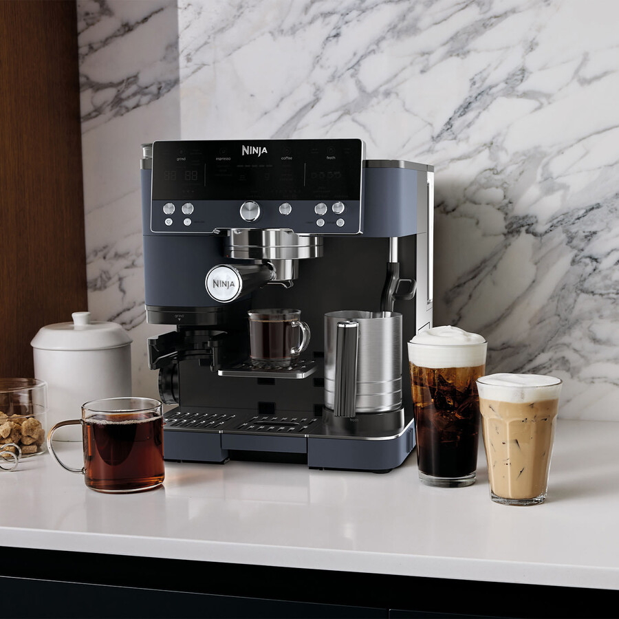 macchina per caffè espresso ninja luxe café premier - cyber space es601ukcy