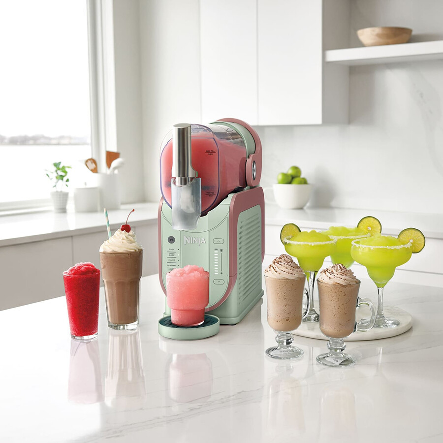ninja slushi frozen drink maker - matcha alla fragola glassata fs301ukmtpk