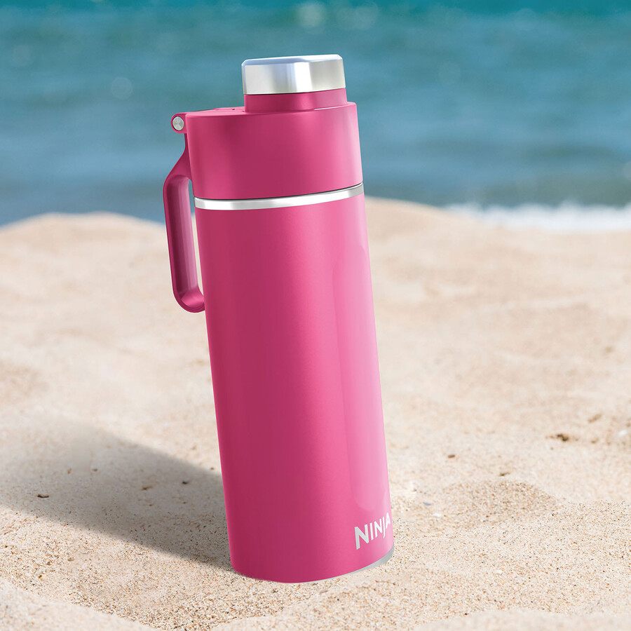 ninja thirsti 530 ml borraccia da viaggio – rosa acceso dw1801euukbp