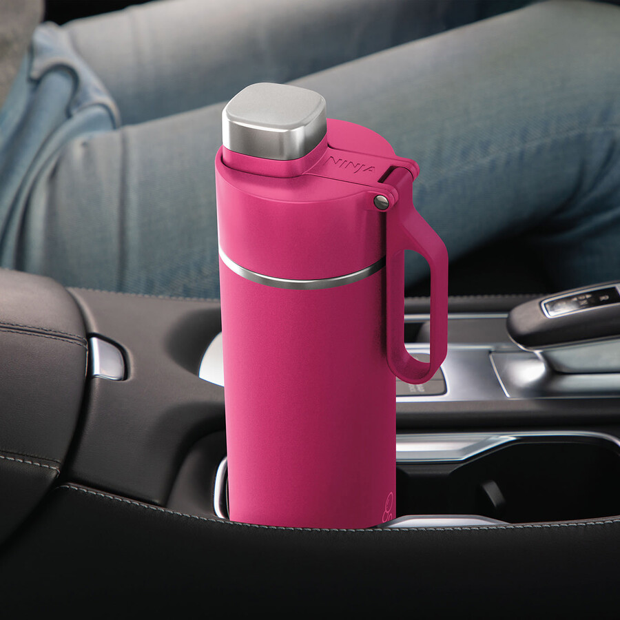 ninja thirsti 530 ml borraccia da viaggio – rosa acceso dw1801euukbp