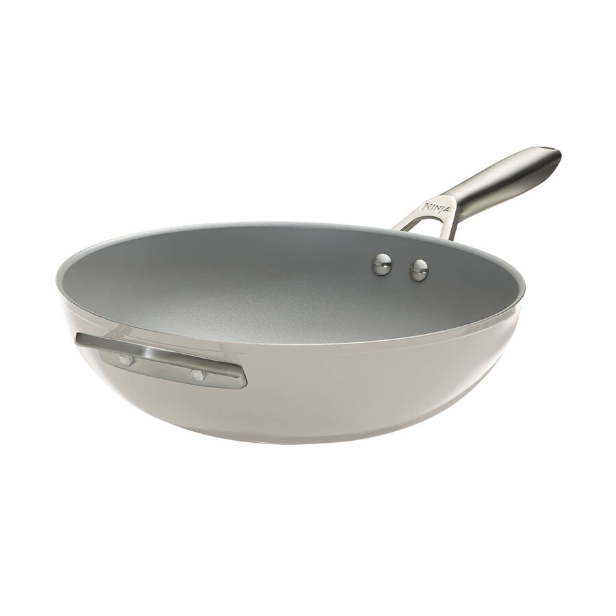 ninja ceramic pro wok da 28 cm – pietra