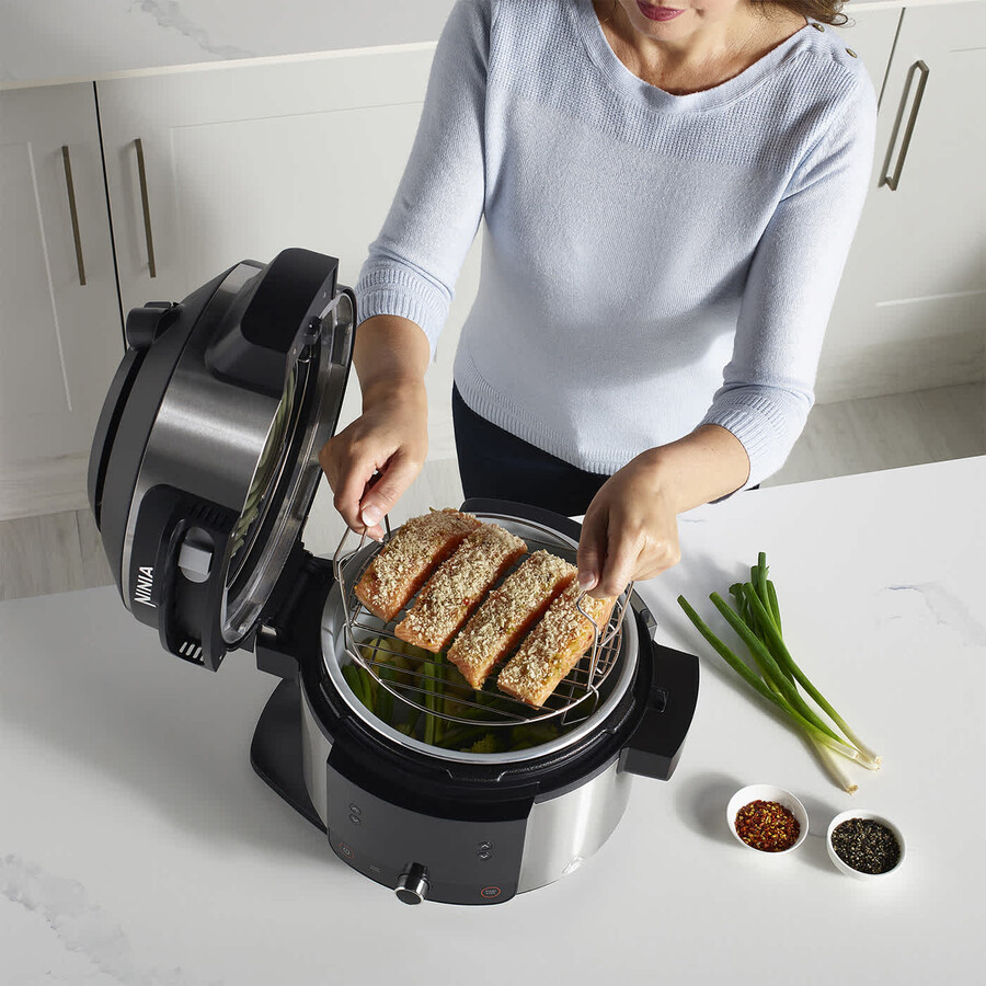 ninja foodi 11-in-1 smartlid multi-cooker 6l ol550uk