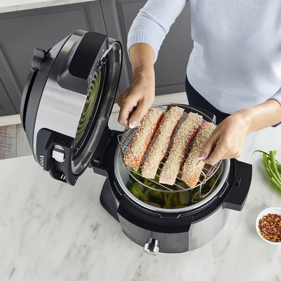 ninja foodi max 15-in-1 smartlid multi-cooker con sistema smart cook 75l ol750uk