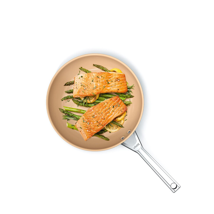 set di padelle e casseruole ninja extended life in ceramica da 5 pezzi - cw95000euukdb