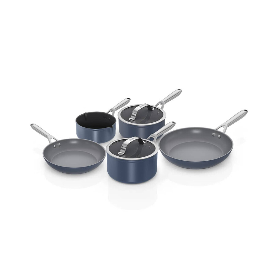 ninja zerostick ceramic pro set di 5 padelle – blu notte