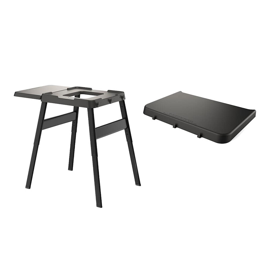 supporto regolabile ninja woodfire con tavolino laterale aggiuntivo