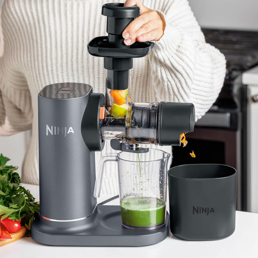 estrattore di succo a freddo ninja con filtro anti-intasamento jc151uk