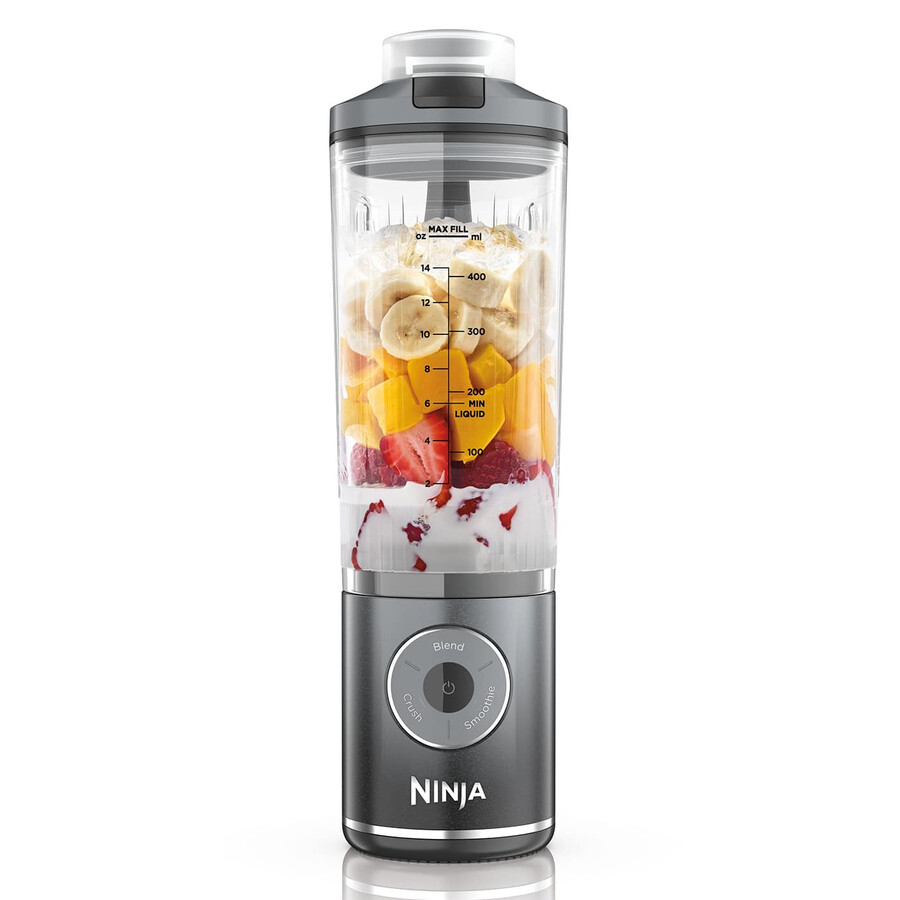 frullatore portatile ninja blast max - grigio freddo bc251ukgy