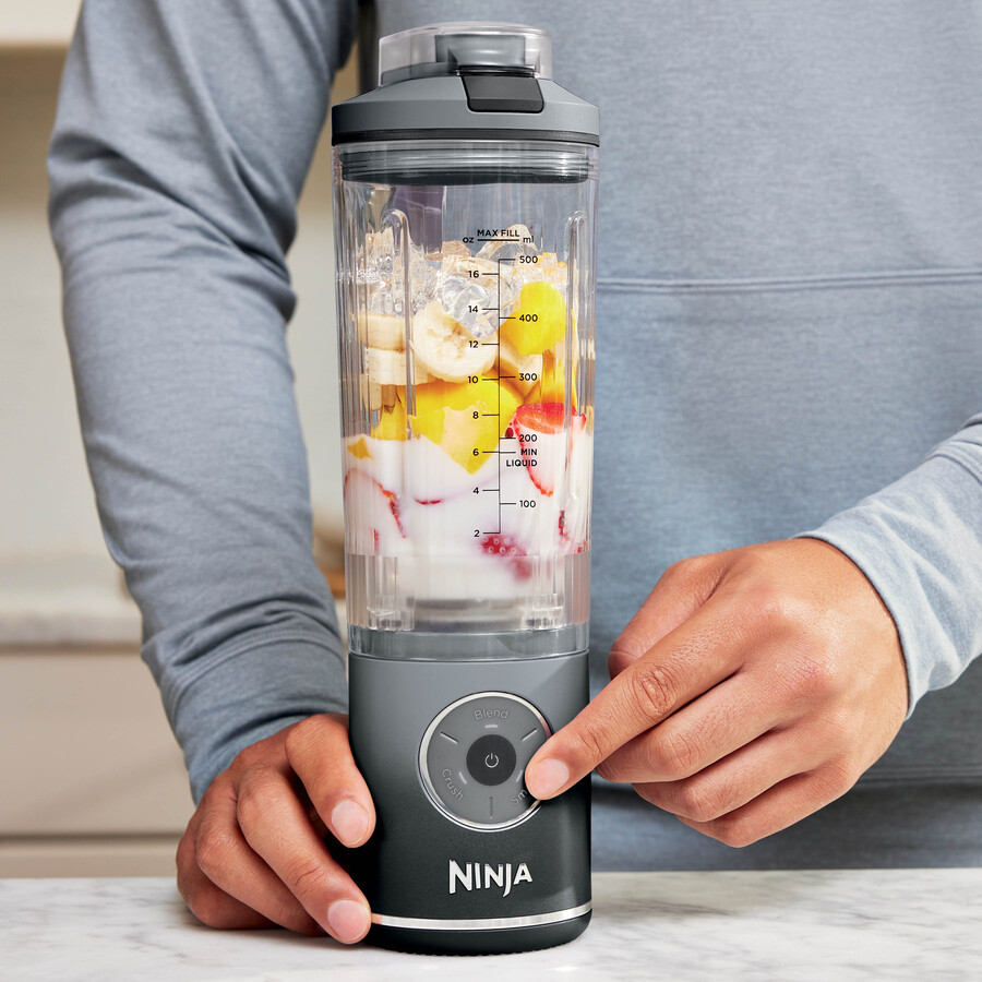 frullatore portatile ninja blast max - grigio freddo bc251ukgy