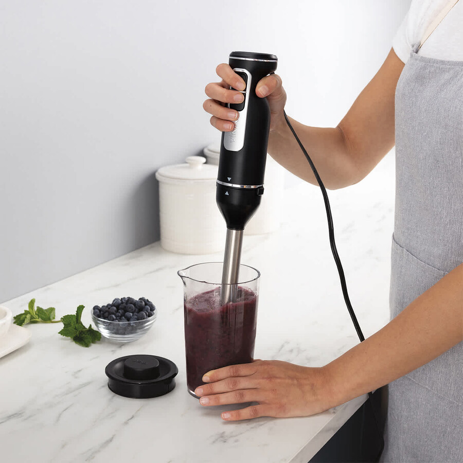 frullatore a immersione mixer e tritatutto 3 in 1 ninja foodi ci100uk